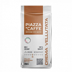 Кофе молотый Piazza del Caffe Crema Vellutata