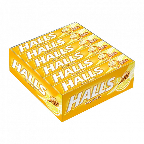 Леденцы Halls Мед Лимон