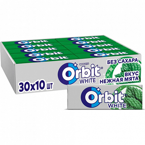 Жевательная резинка Orbit White нежная мята