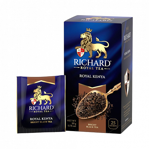 Чай черный Richard Royal Kenya пакетированный