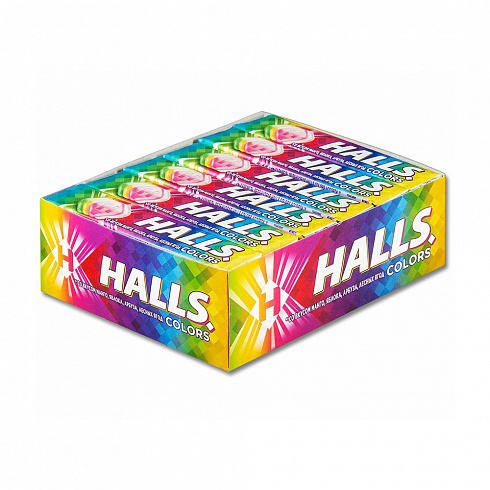 Леденцы Halls Colors