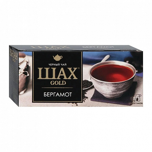Чай пакетированный Шах Gold Бергамот