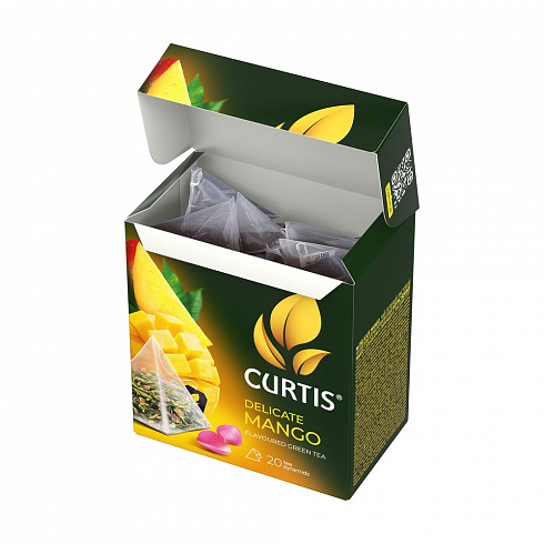 Чай CURTIS Delicate Mango в пирамидках