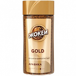 Кофе растворимый Жокей Gold стекло