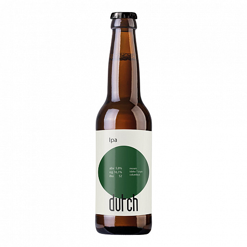 Крафтовое пиво dutch. ipa