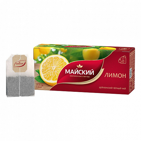 Чай черный Майский Лимон