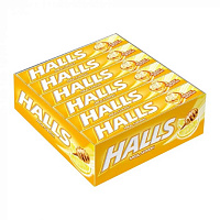 Леденцы Halls Мед Лимон