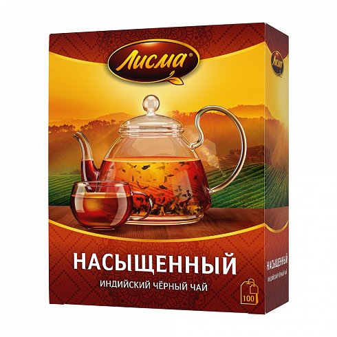 Чай черный Лисма Насыщенный пакетированный