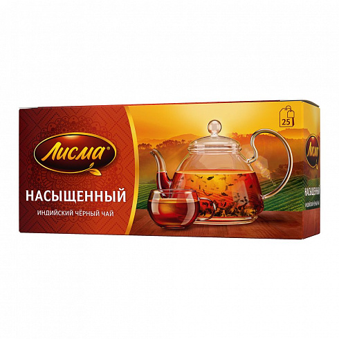 Чай черный Лисма Насыщенный пакетированный