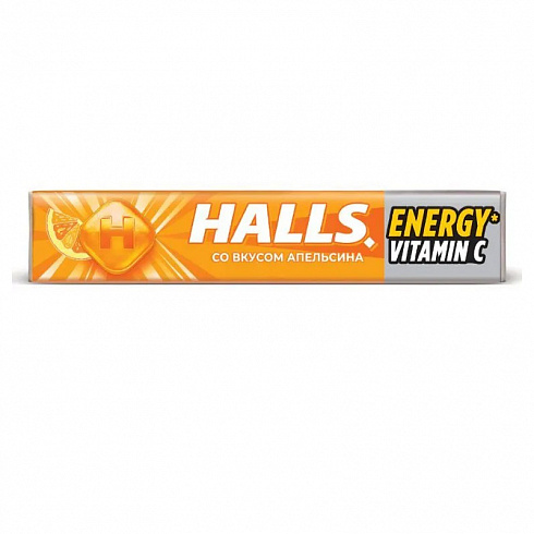 Леденцы Halls Апельсин Витамин C