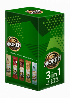 Кофе растворимый Жокей 3 в 1 Classic