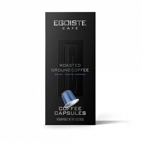 Кофе молотый в капсулах Egoiste Decaf