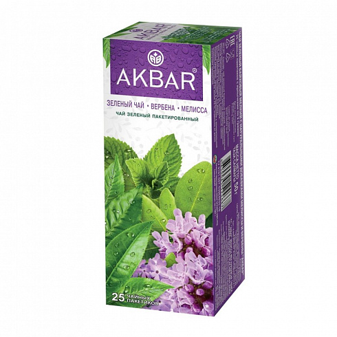Чай Akbar Зеленый Вербена Мелисса