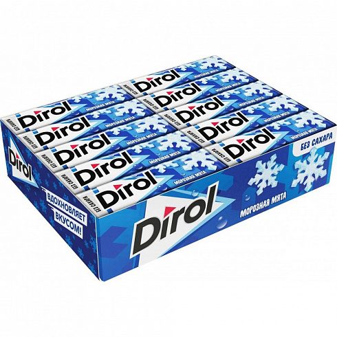 Жевательная резинка Dirol Морозная Мята