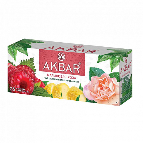 Чай Akbar Зеленый Малиновая Роза
