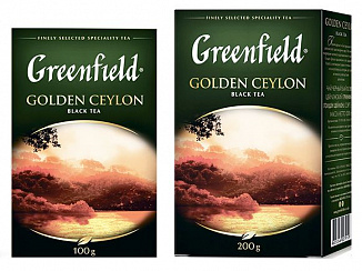 Чай Greenfield листовой Golden Ceylon