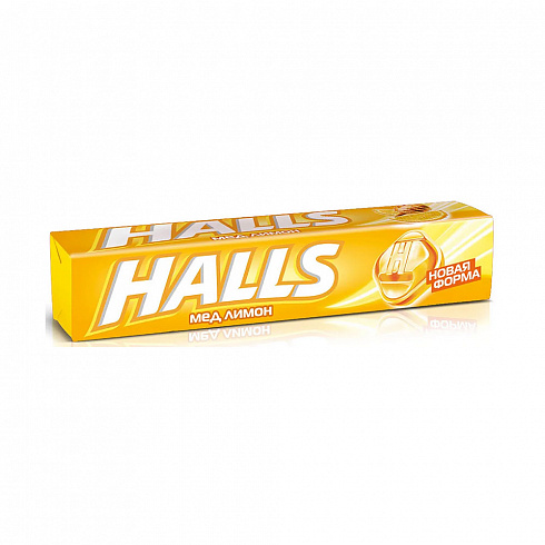 Леденцы Halls Мед Лимон