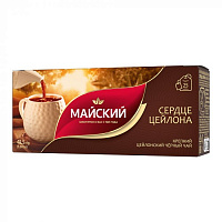 Чай черный в пакетиках Майский Сердце Цейлона