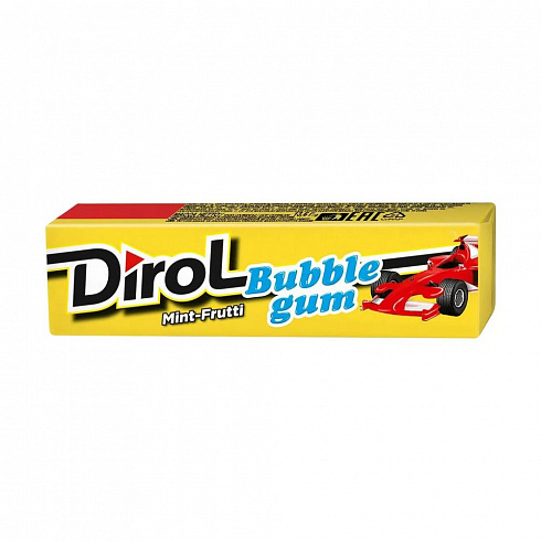 Жевательная резинка Dirol Bubble Gum Мята и Фрукты